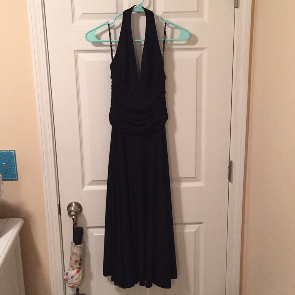 Black evening dress